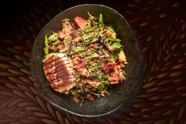 Chizu with Baked Goat Cheese